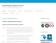 Tablet Screenshot of deinstallation-spywarevirus.com